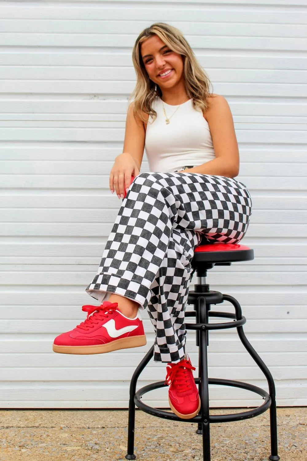 Forever Link Modern-12 Women's Low Top Lady Sneakers Lace-up Fashion Shoes