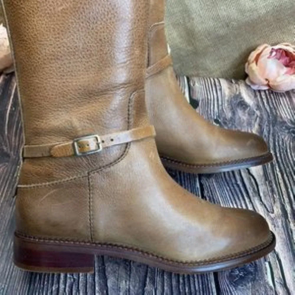 Franco Sarto Cognac(Brown) Haylie Wide Calf Boots 7W-WC
