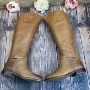 Franco Sarto Cognac(Brown) Haylie Wide Calf Boots 7W-WC