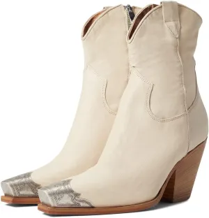 Free People Women's Brayden Western Boot, Bone, 8