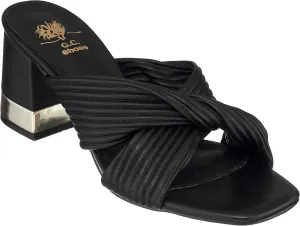 GC Shoes Womens Block Heeled Sandals