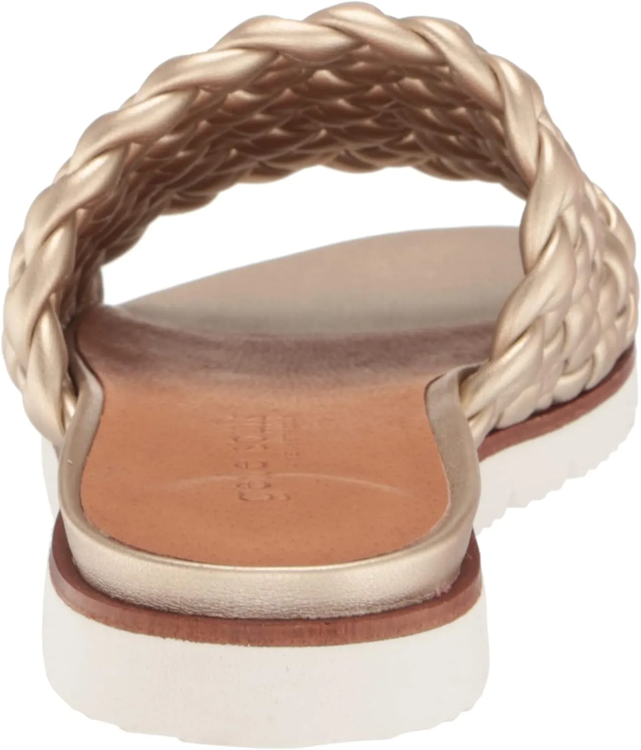 Gentle Souls by Kenneth Cole Women's Lavern Lite Braid Slide Sandal