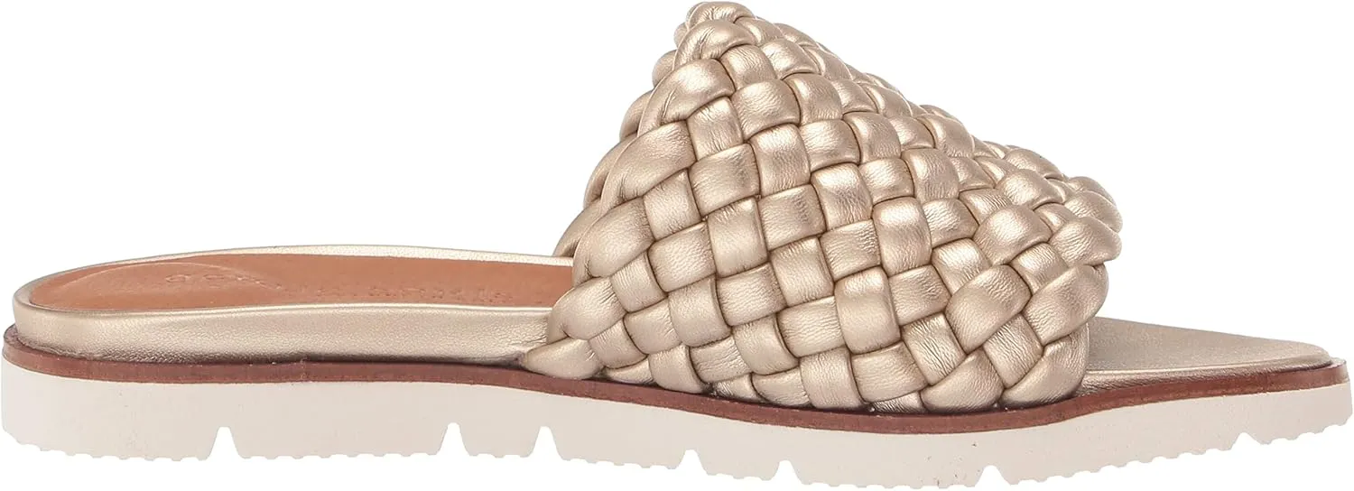 Gentle Souls by Kenneth Cole Women's Lavern Lite Braid Slide Sandal