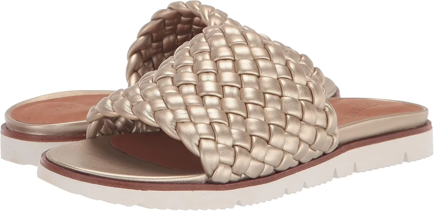 Gentle Souls by Kenneth Cole Women's Lavern Lite Braid Slide Sandal