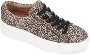 Gentle Souls by Kenneth Cole Women's Rosette Platform Sneaker, Fossil, 8.5 M US