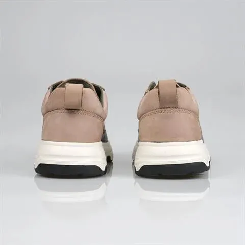 Genuine Leather Beige Khaki Sneaker TG-002 SCB-623