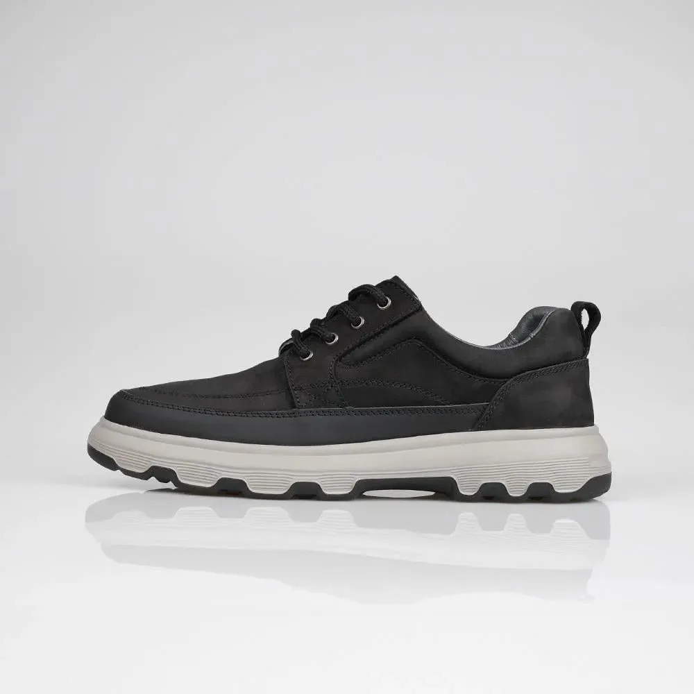 Genuine Leather Black Sneaker TG-001 SCB-854