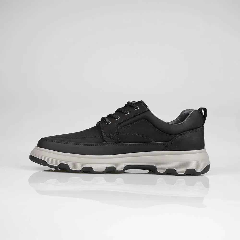 Genuine Leather Black Sneaker TG-001 SCB-854