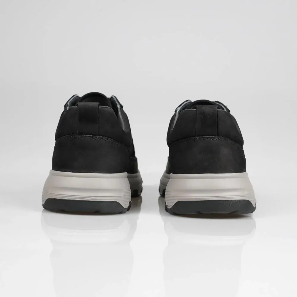 Genuine Leather Black Sneaker TG-001 SCB-854