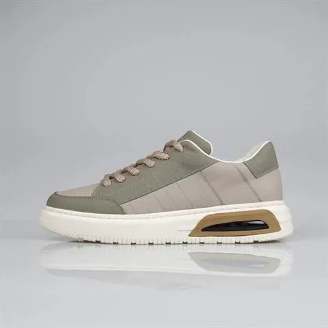 Genuine Leather Khaki Sneaker TG-601 SCB-527