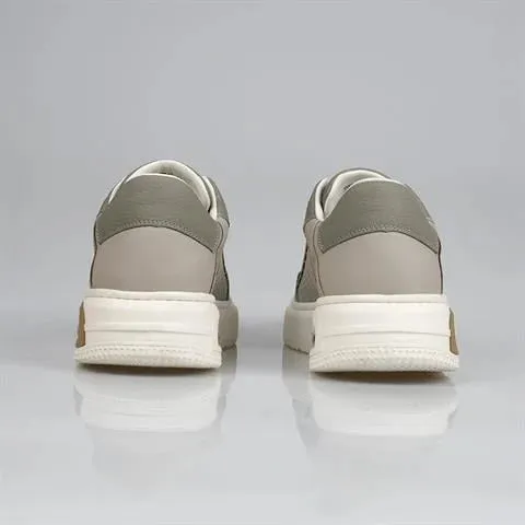 Genuine Leather Khaki Sneaker TG-601 SCB-527