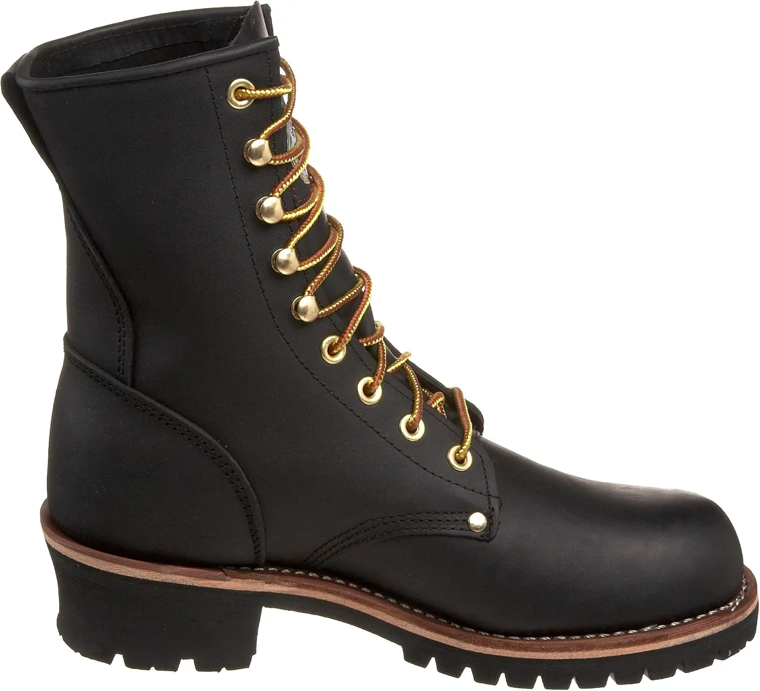 Georgia Boot Men's Logger 8" Black Non Steel-Toe Work Boot