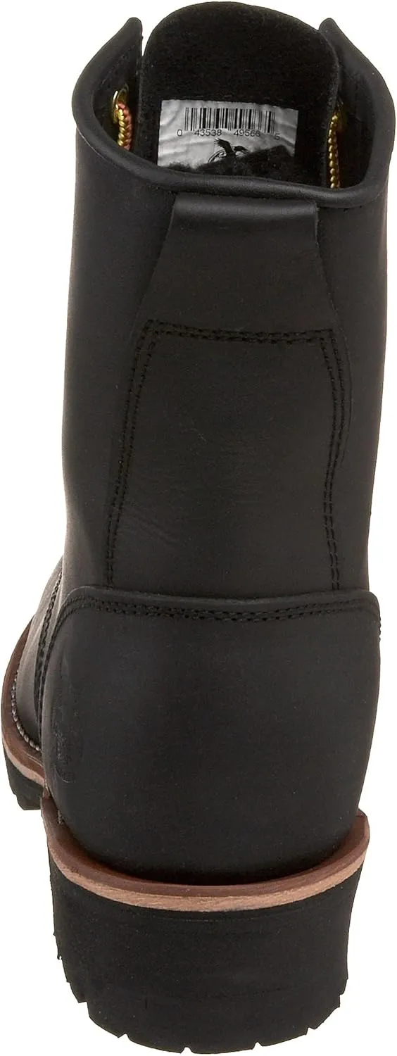 Georgia Boot Men's Logger 8" Black Non Steel-Toe Work Boot