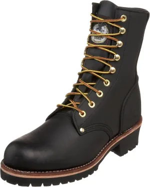 Georgia Boot Men's Logger 8" Black Non Steel-Toe Work Boot