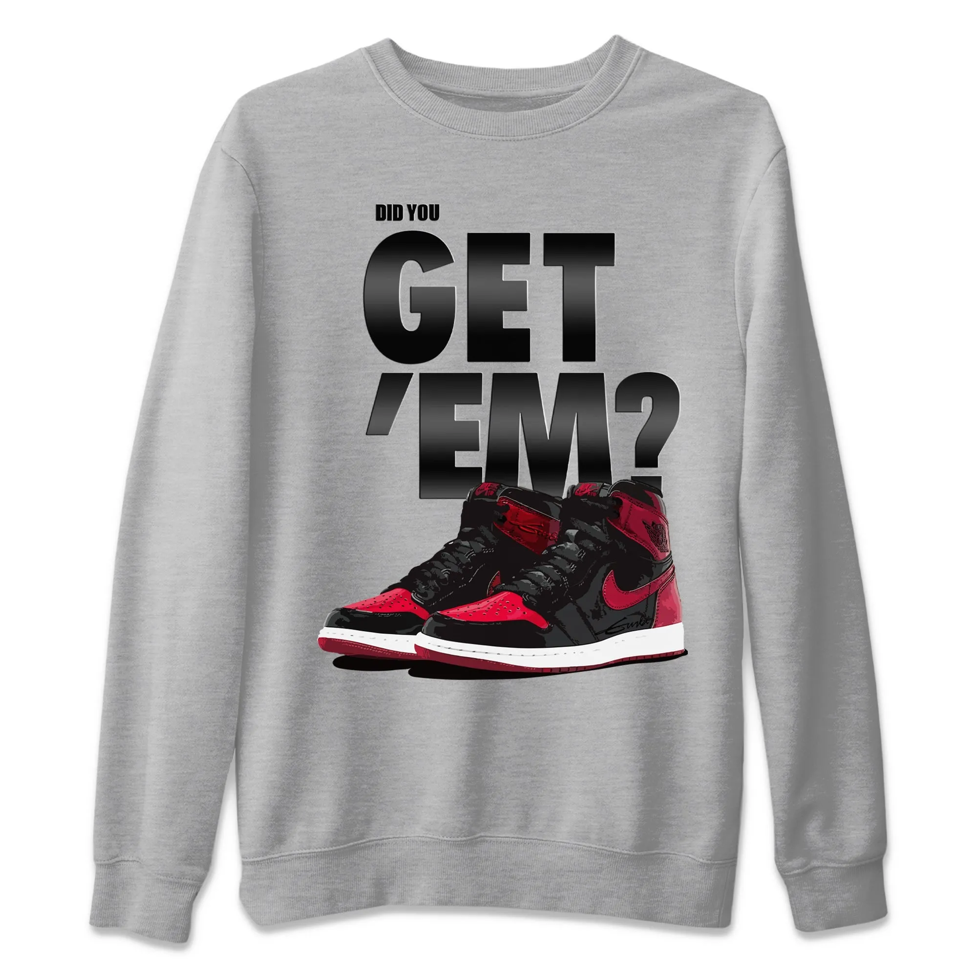 Get Unisex Patent Excellent Bred Air - Flexible customer care You 'Em Jordan Did 1 Tops