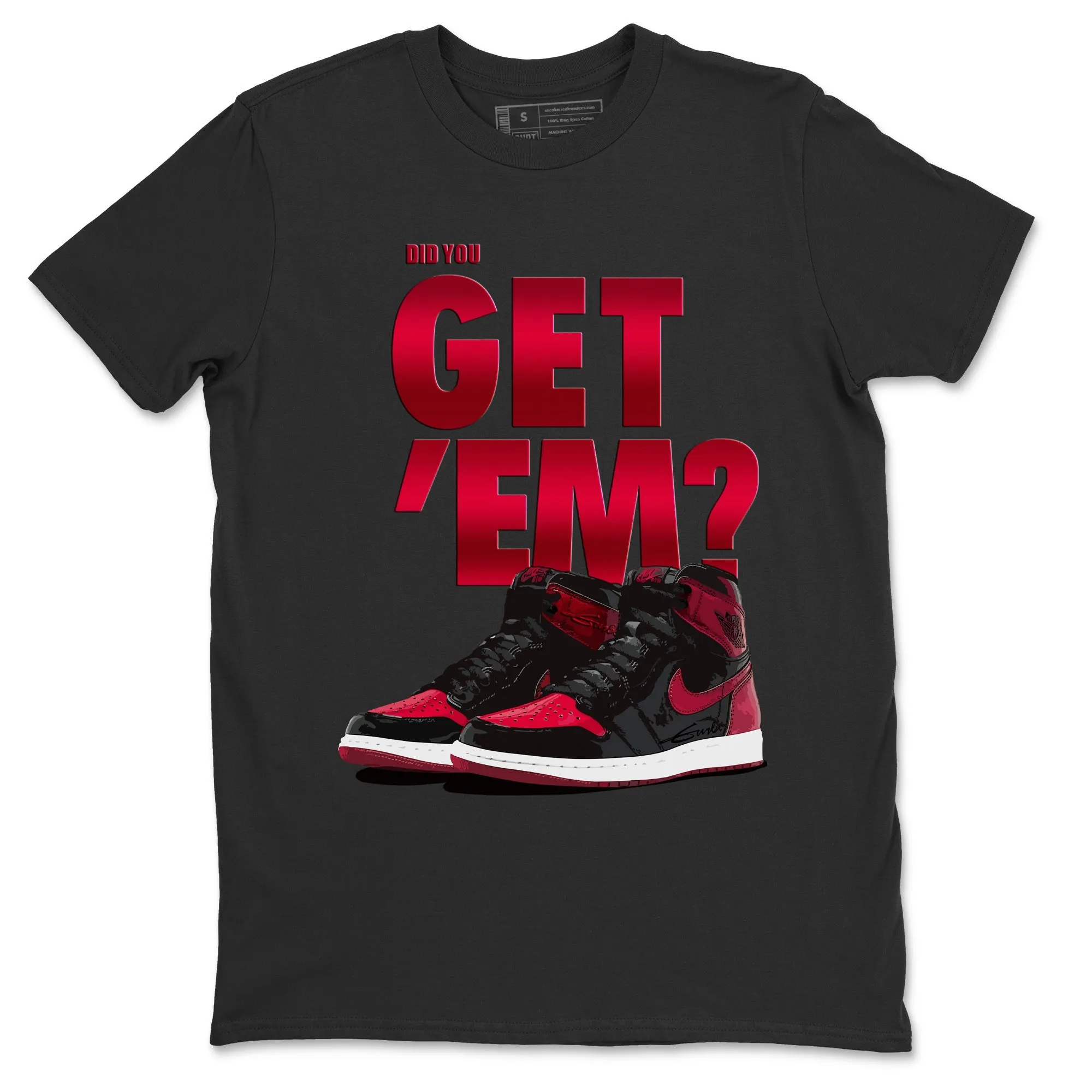 Get Unisex Patent Excellent Bred Air - Flexible customer care You 'Em Jordan Did 1 Tops