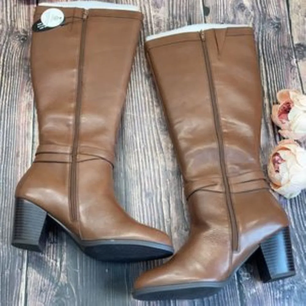 Giani Bernini Brown Manmade Rozario Boots 6.5