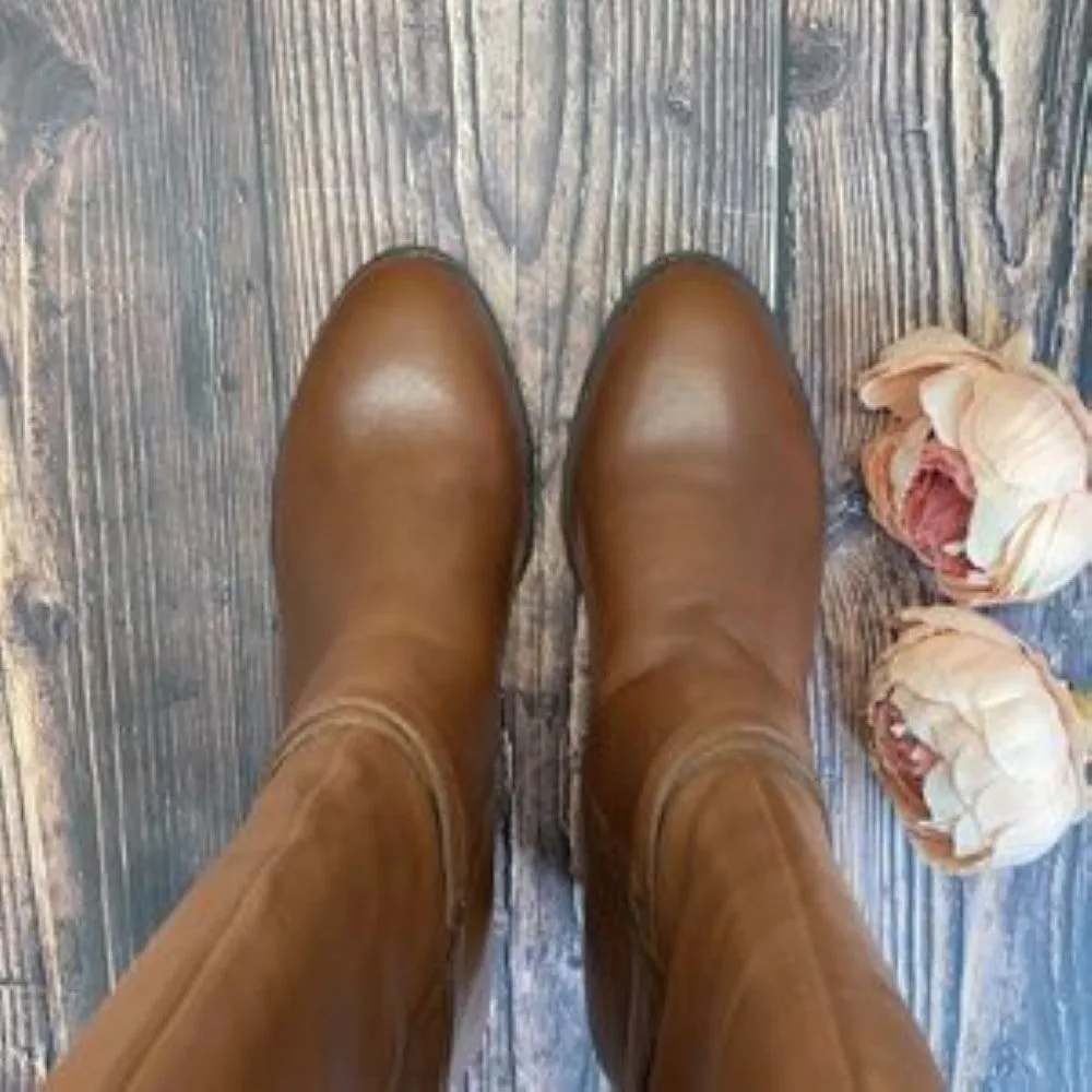 Giani Bernini Brown Manmade Rozario Boots 6.5