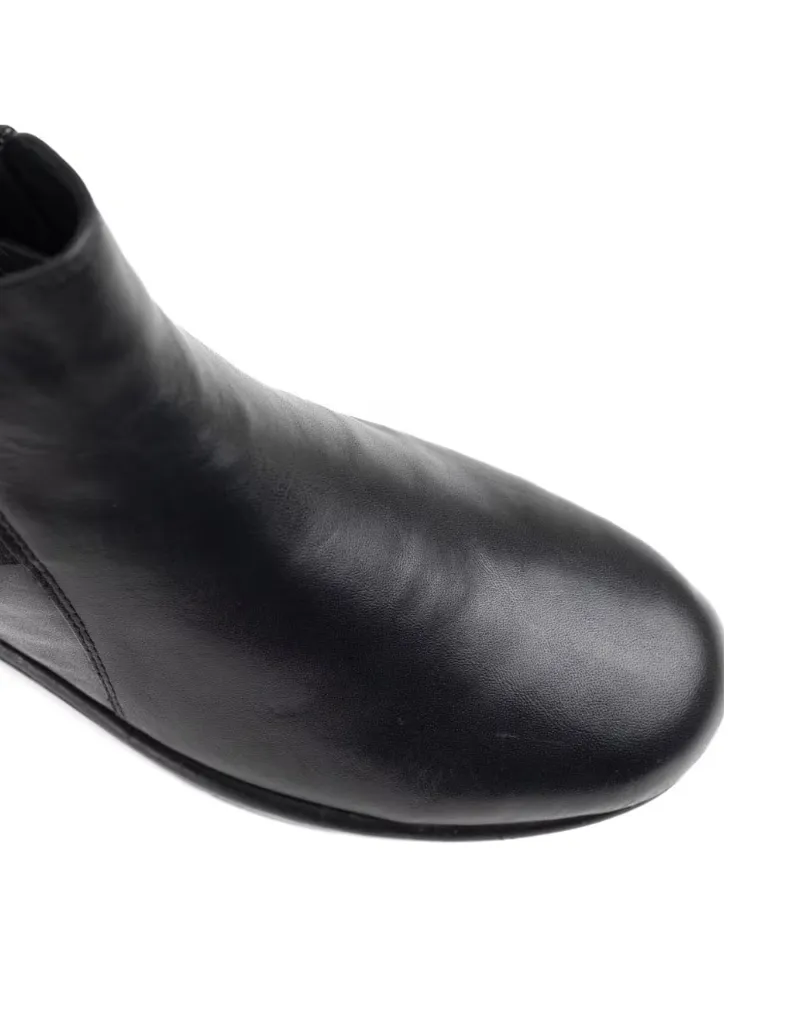 Gracious Milled Ankle Boot in Black