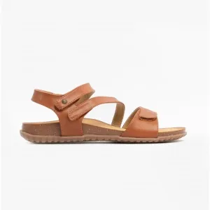 Heavenly Feet Ladies Trek Brown Sandals