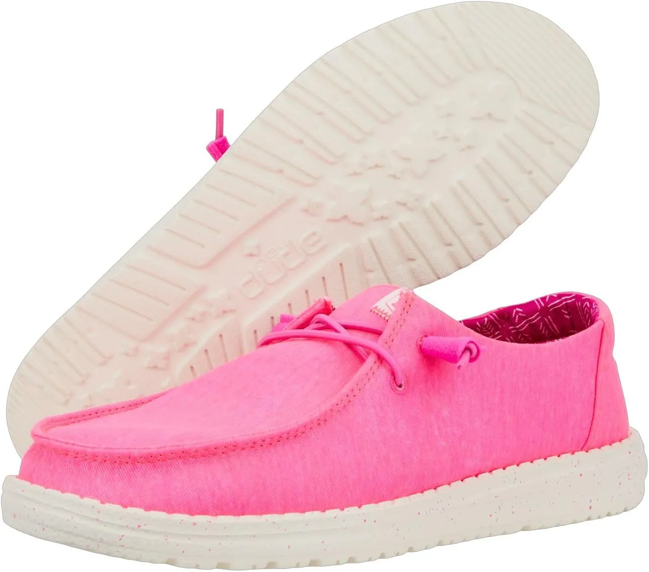 Hey Dude Women's Wendy Chambray Lace-Up Loafer