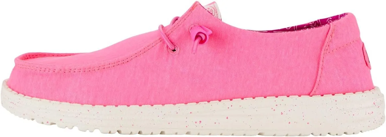Hey Dude Women's Wendy Chambray Lace-Up Loafer