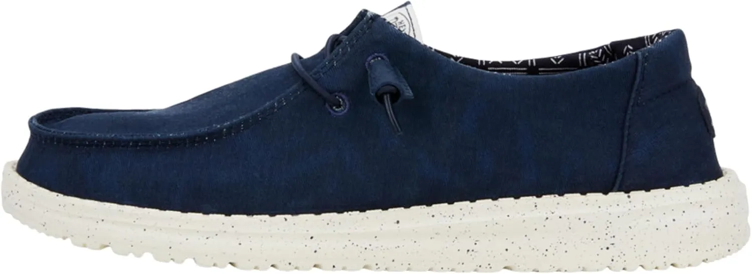 Hey Dude Women's Wendy Chambray Lace-Up Loafer