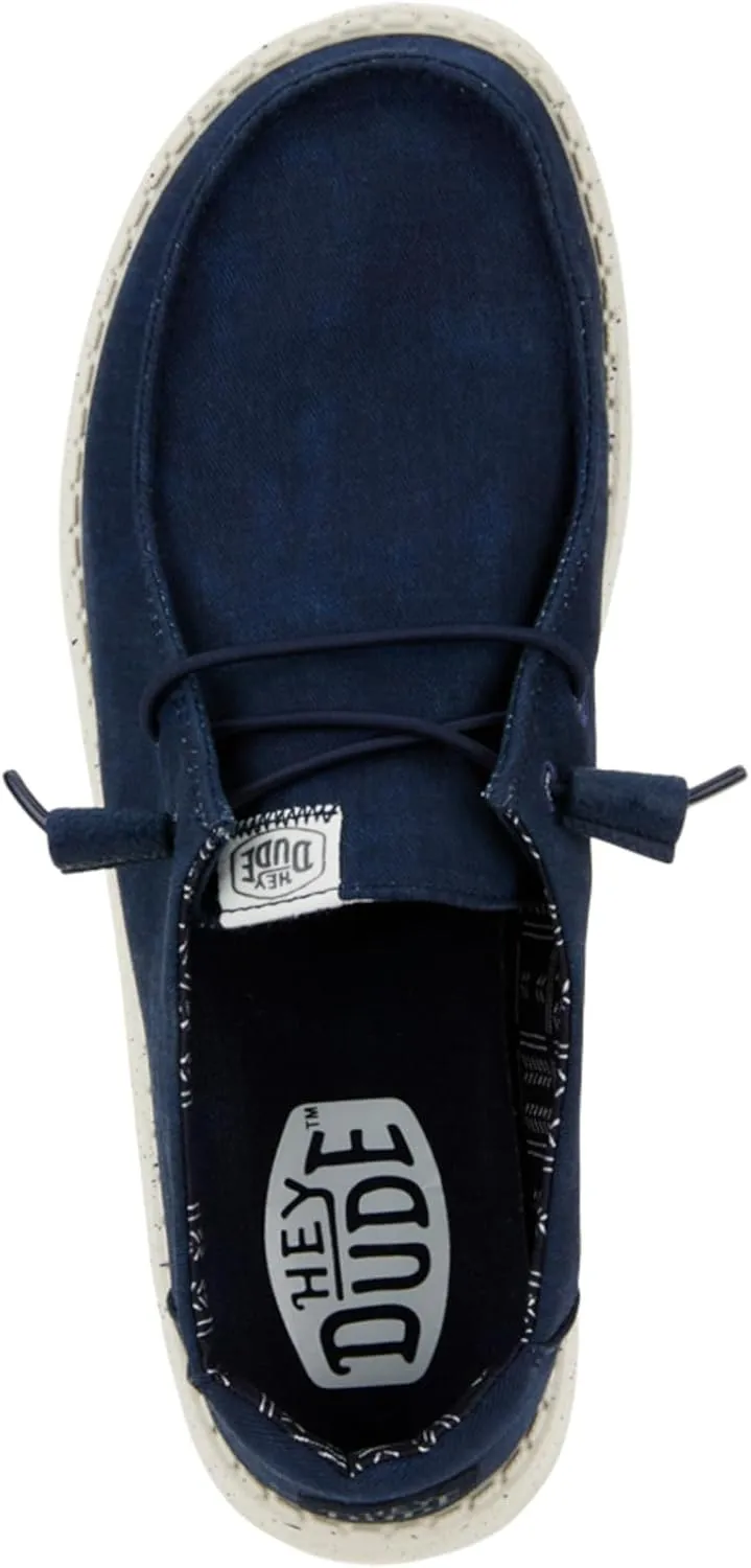 Hey Dude Women's Wendy Chambray Lace-Up Loafer