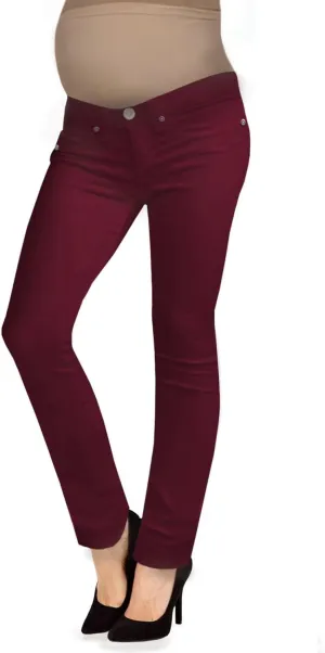 Hybrid & Company Super Comfy Stretch Women's Maternity Bootcut Jeans with Real Pockets
