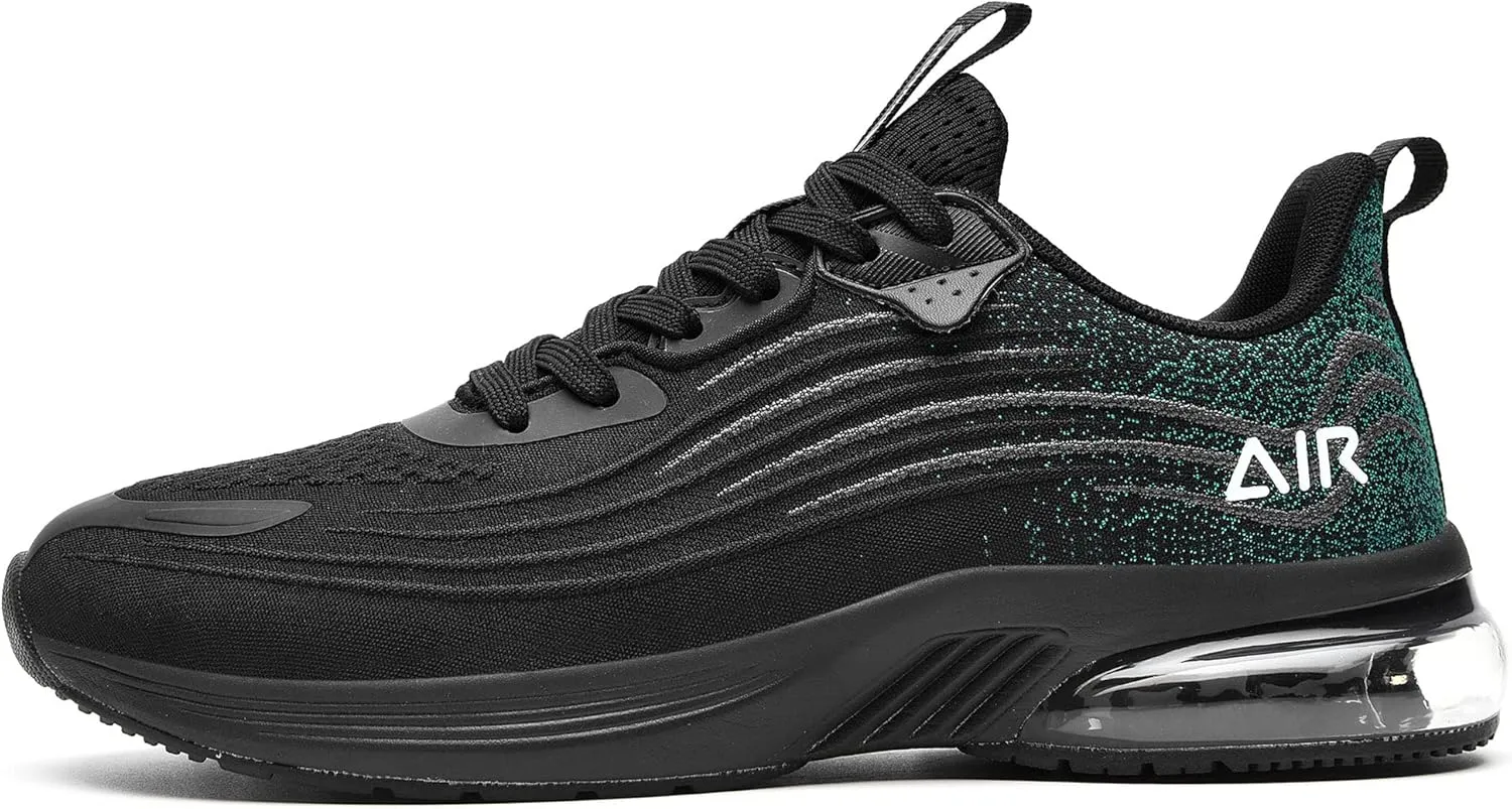 IIV Mens Air Running Shoes Casual Tennis Walking Athletic Gym Fashion Lightweight Slip On Sneakers