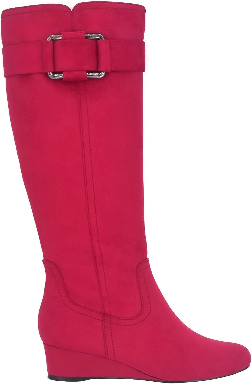 Impo International Genia Stretch Wedge Boot with Memory Foam