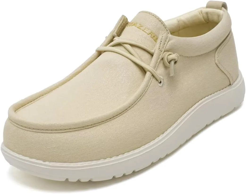 ITAZERO Wide Shoes for Women,Wide Walking Shoes for Women Slip On Loafer with Arch Support,Diabetic Women's Shoes Wide Width