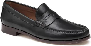 Johnston & Murphy Men’s Baldwin Penny Shoes – Men’s Dress Shoes, Leather Moccasin Shoes, Dress Shoes for Men, Durable Rubber Sole & Cushioned Footbed, Men’s Penny Loafers