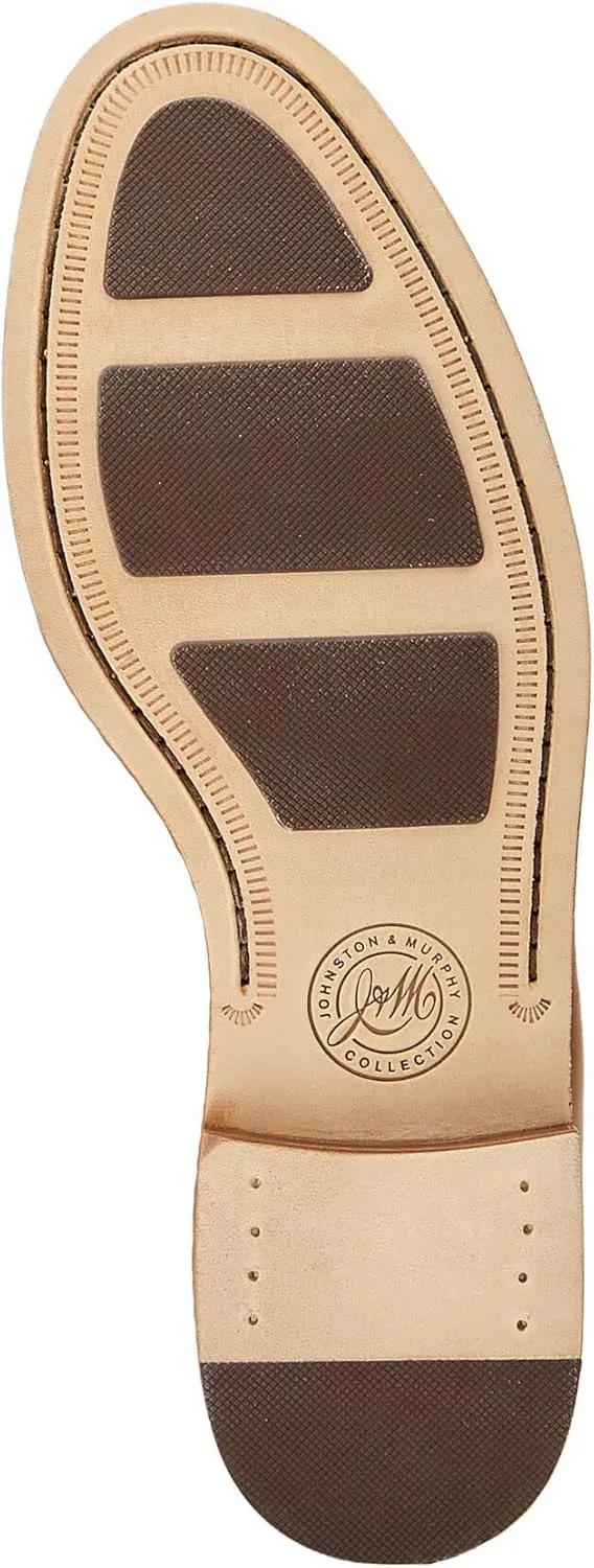 Johnston & Murphy Men’s Baldwin Penny Shoes – Men’s Dress Shoes, Leather Moccasin Shoes, Dress Shoes for Men, Durable Rubber Sole & Cushioned Footbed, Men’s Penny Loafers