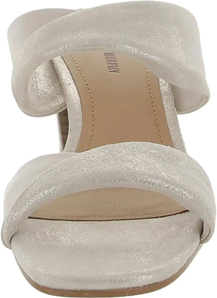 Johnston & Murphy Women's Evelyn Twisted Slide Heeled Sandal