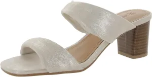 Johnston & Murphy Women's Evelyn Twisted Slide Heeled Sandal