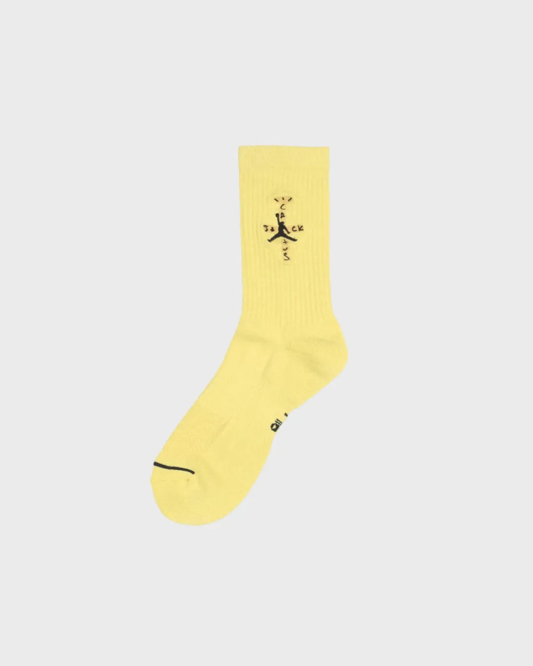 Jordan X Travis Scott Cushioned Crew Socks Celery
