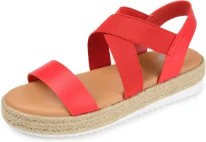 Journee Collection Women's Caroline Wedge Sandal