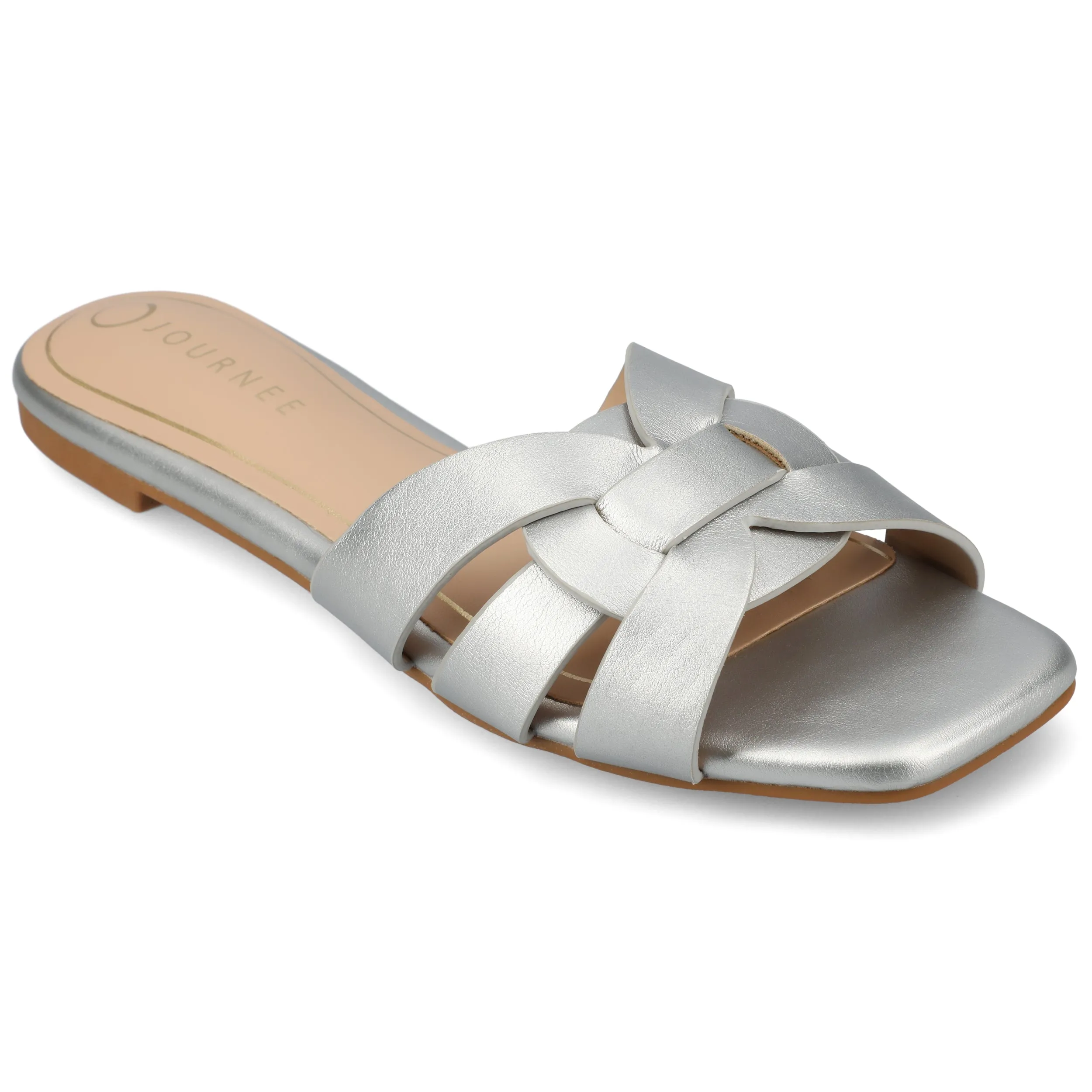 Journee Womens Arrina Flat Sandals