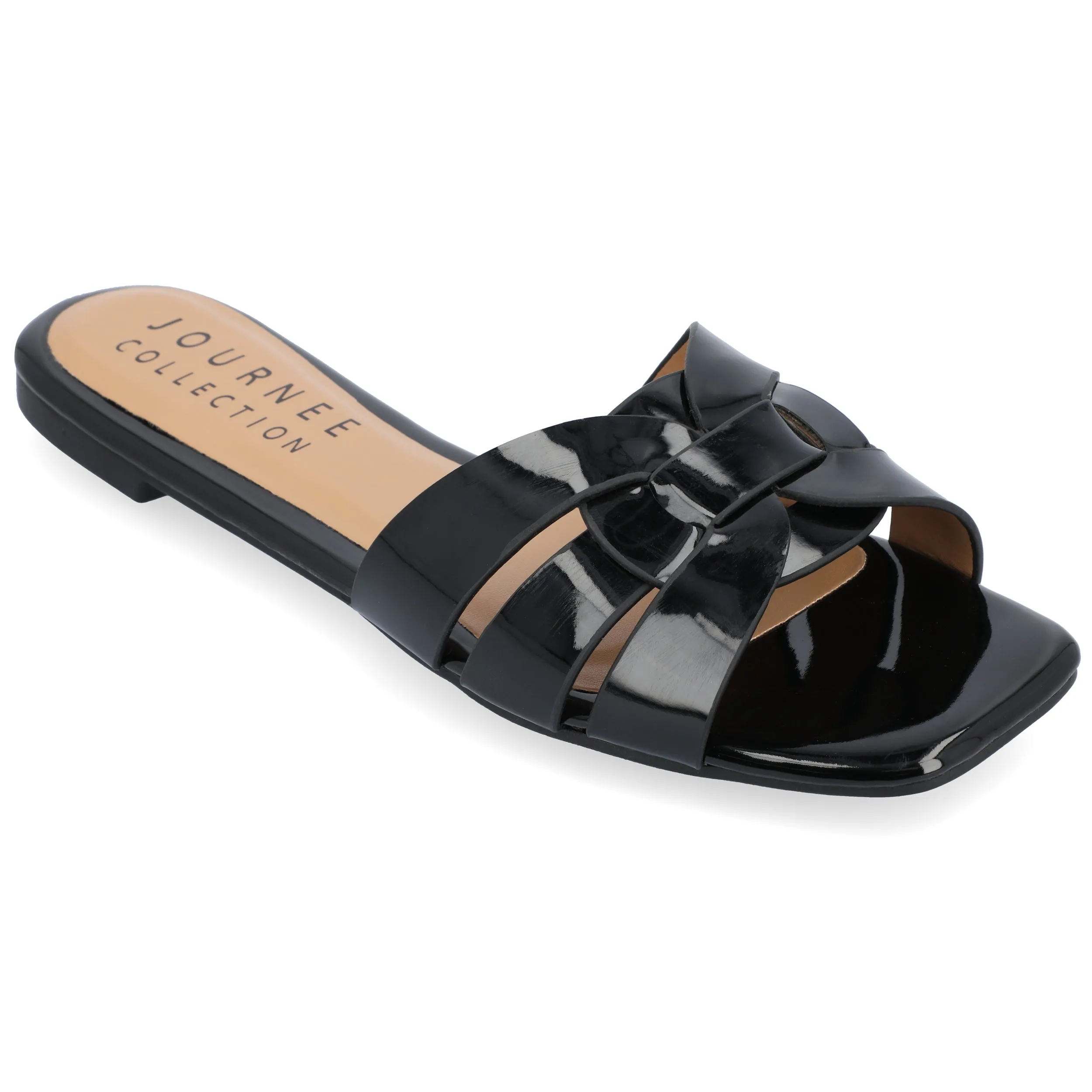 Journee Womens Arrina Flat Sandals