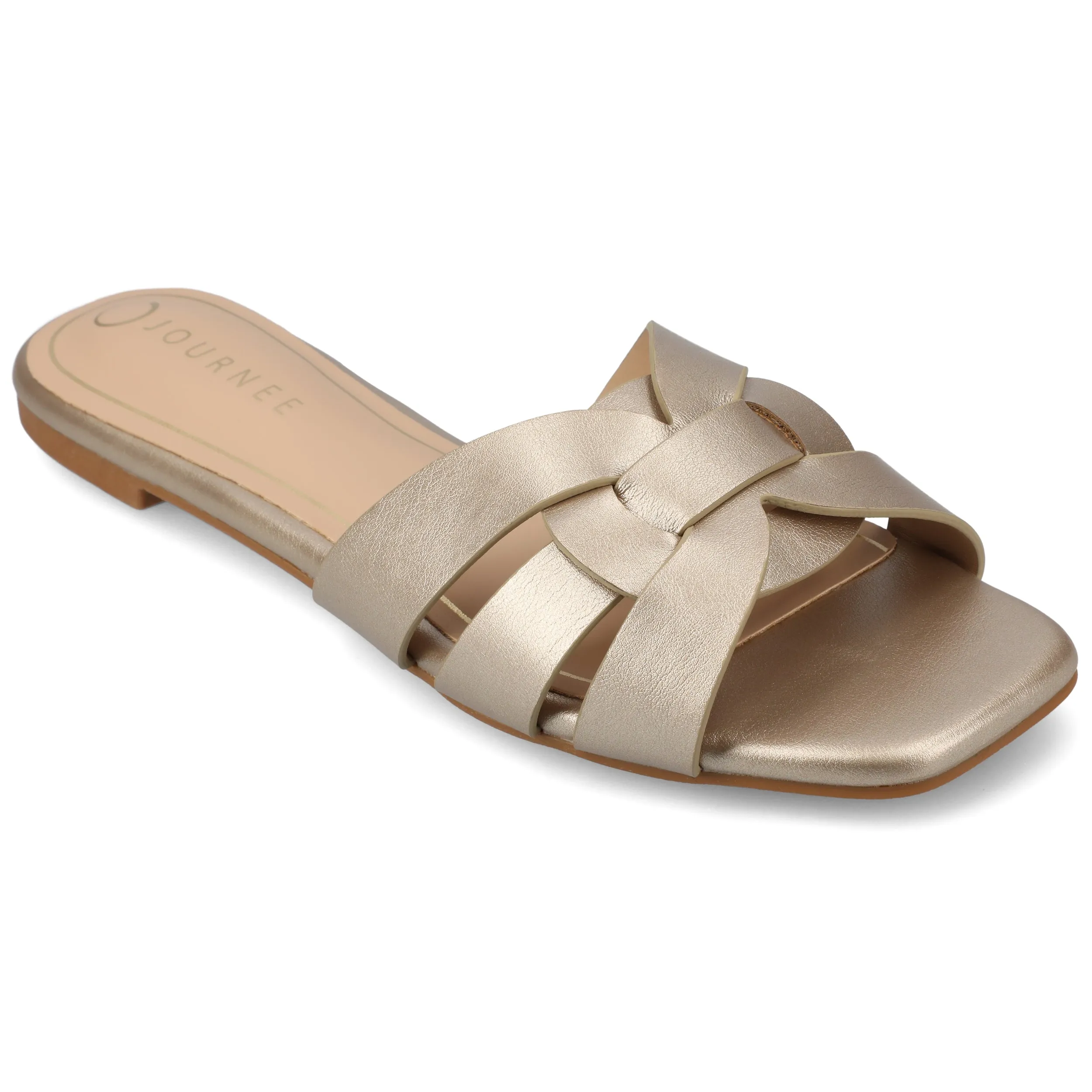 Journee Womens Arrina Flat Sandals