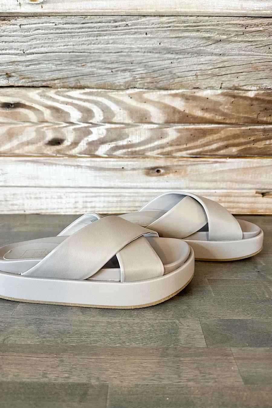 Juliet Slip On Sandal in Mink