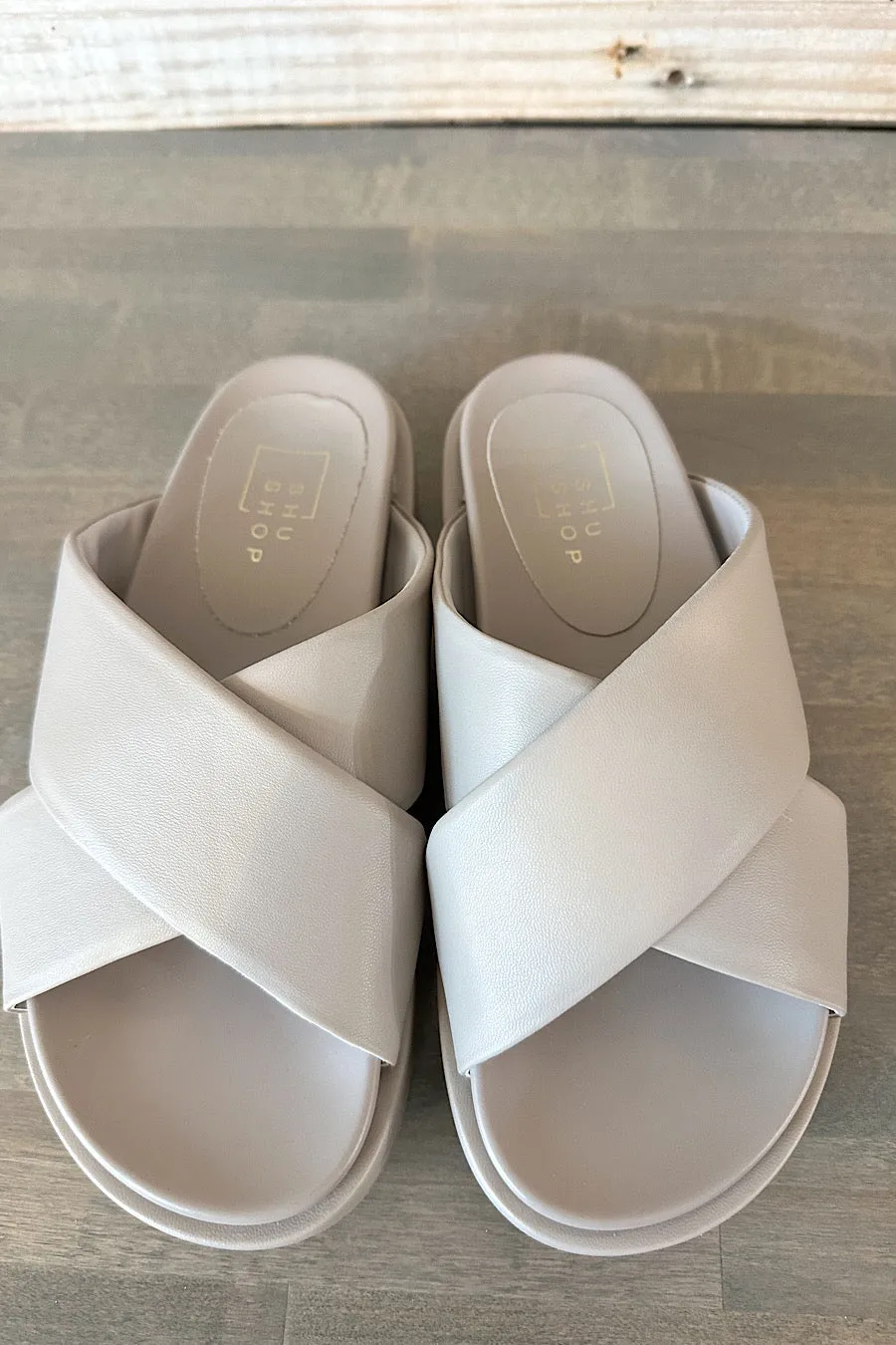 Juliet Slip On Sandal in Mink