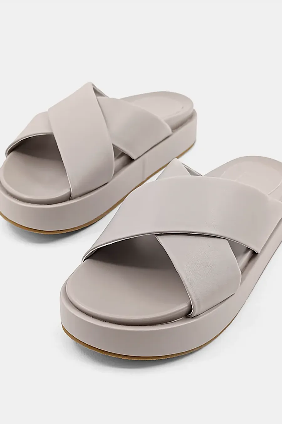 Juliet Slip On Sandal in Mink