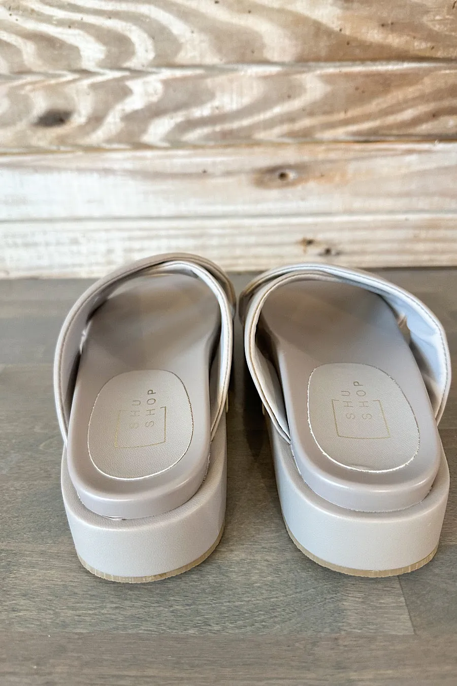 Juliet Slip On Sandal in Mink