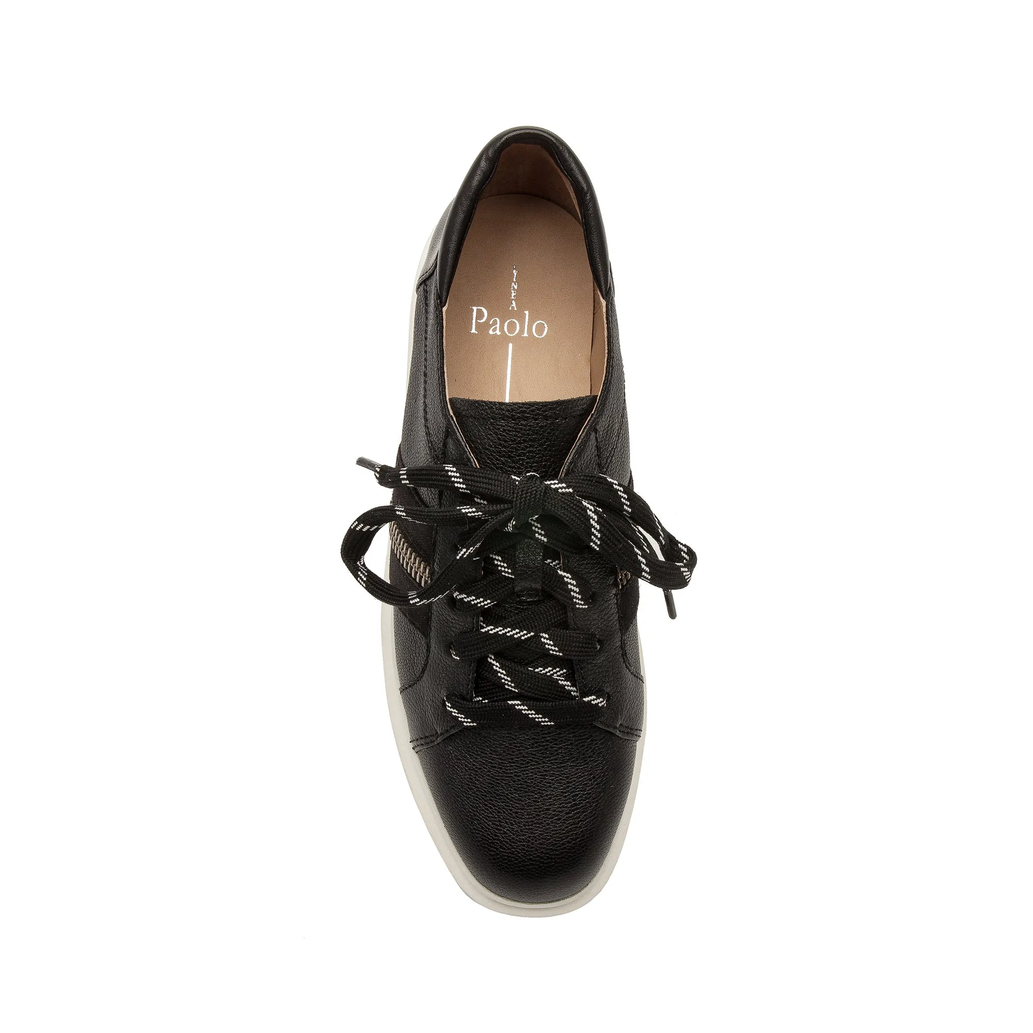 KAREN | Lace-up Leather Platform Sneakers