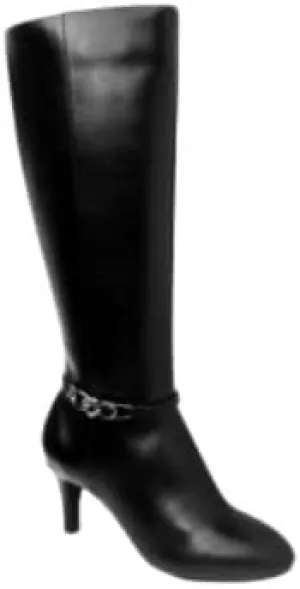 Karen Scott Hanna Wide-Calf Dress Boots, Women's Shoes, Black, 9M Wide Calf