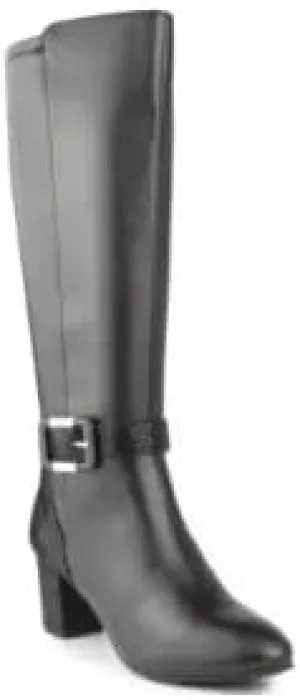 Karen Scott Isabell Dress Boots, Black, Size 8M Wide Calf