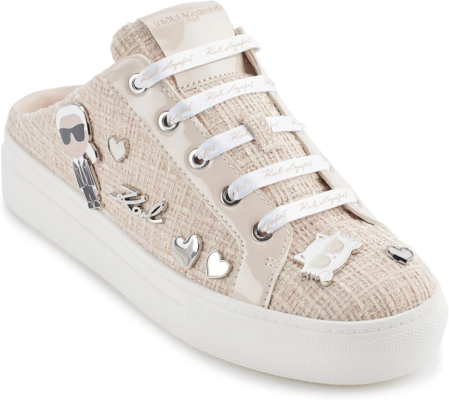 Karl Lagerfeld Paris Women's Cushioned Insole Everyday Cambria-Sneaker Mule