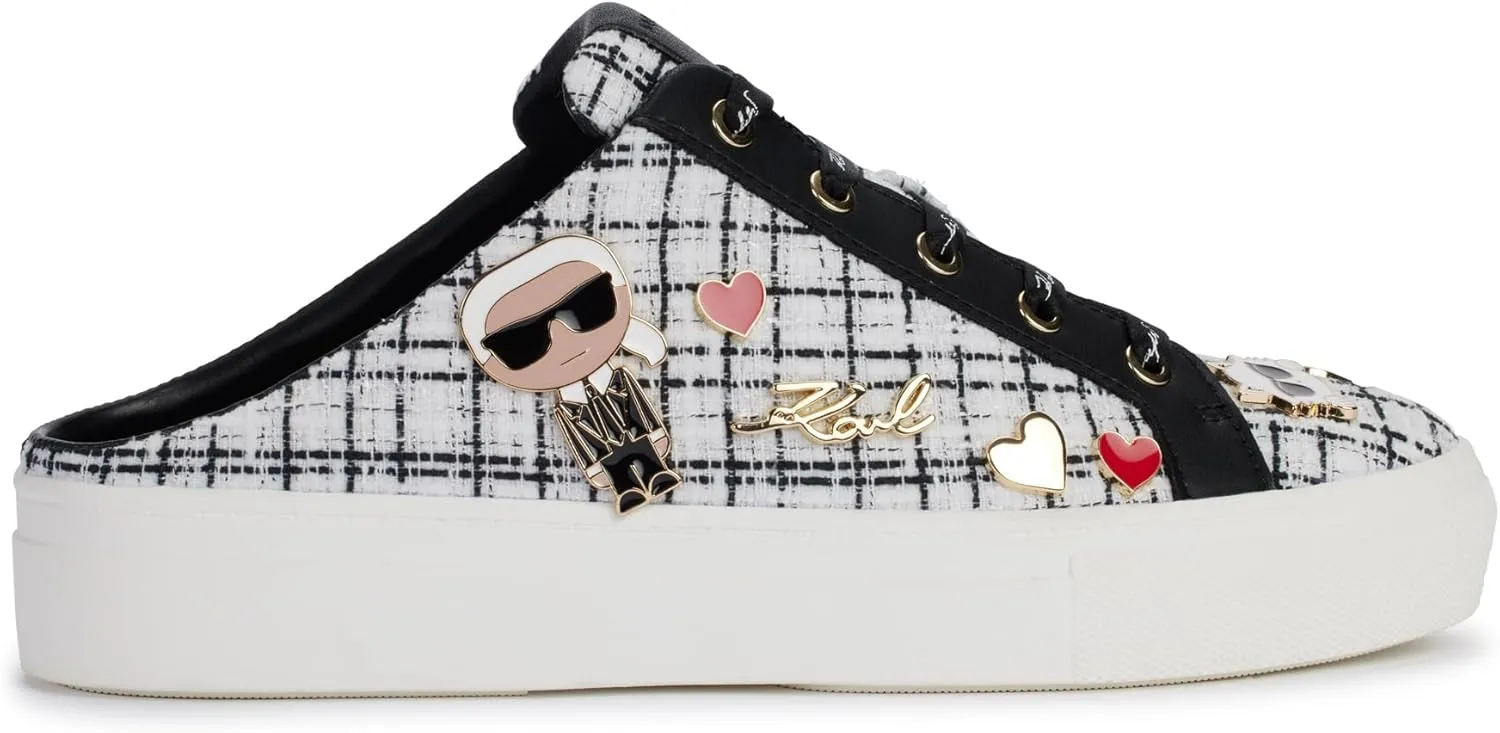 Karl Lagerfeld Paris Women's Cushioned Insole Everyday Cambria-Sneaker Mule
